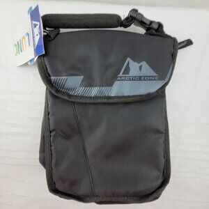 Arctic Zone Lunch Bag Zipper, Handle in Black New with Microban